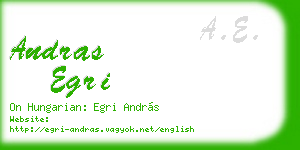 andras egri business card